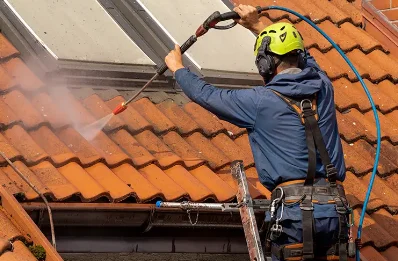 Démoussage et hydrofuge de toiture à Houéville